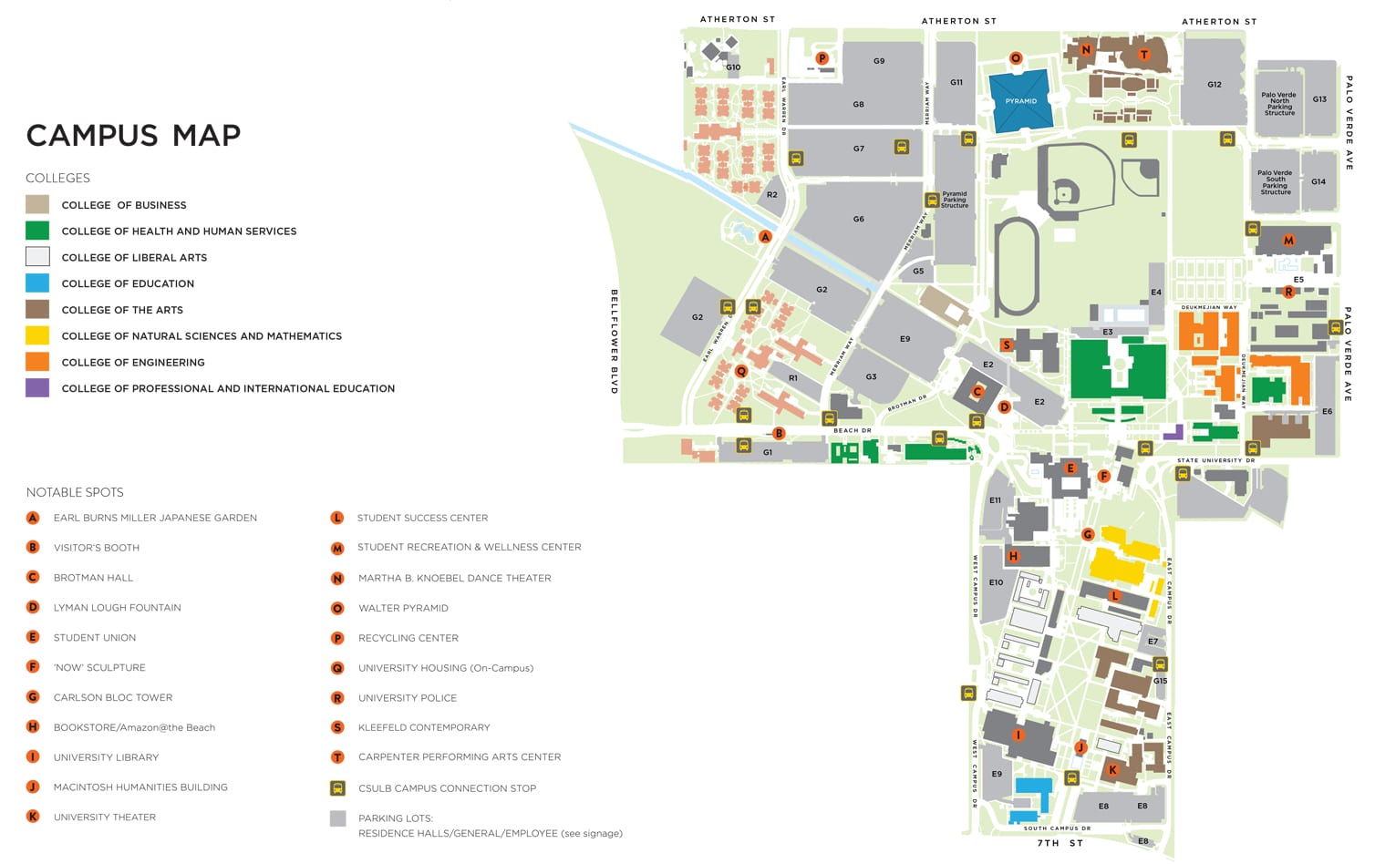 Campus Map | CSULB Visitor Guide