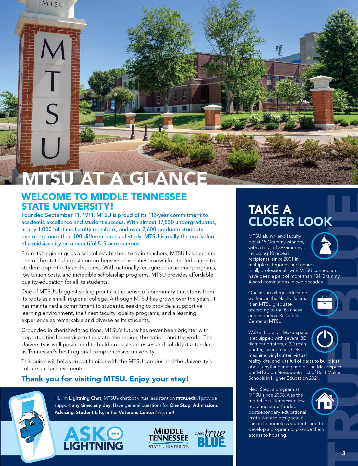 Middle Tennessee State University Visitors Guide 202324