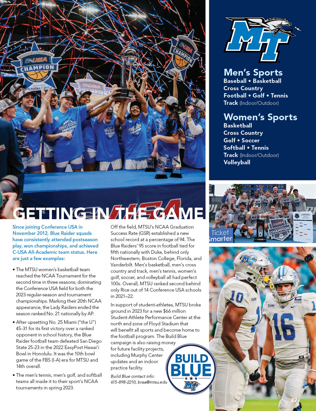 Middle Tennessee State University Visitors Guide 2023-24