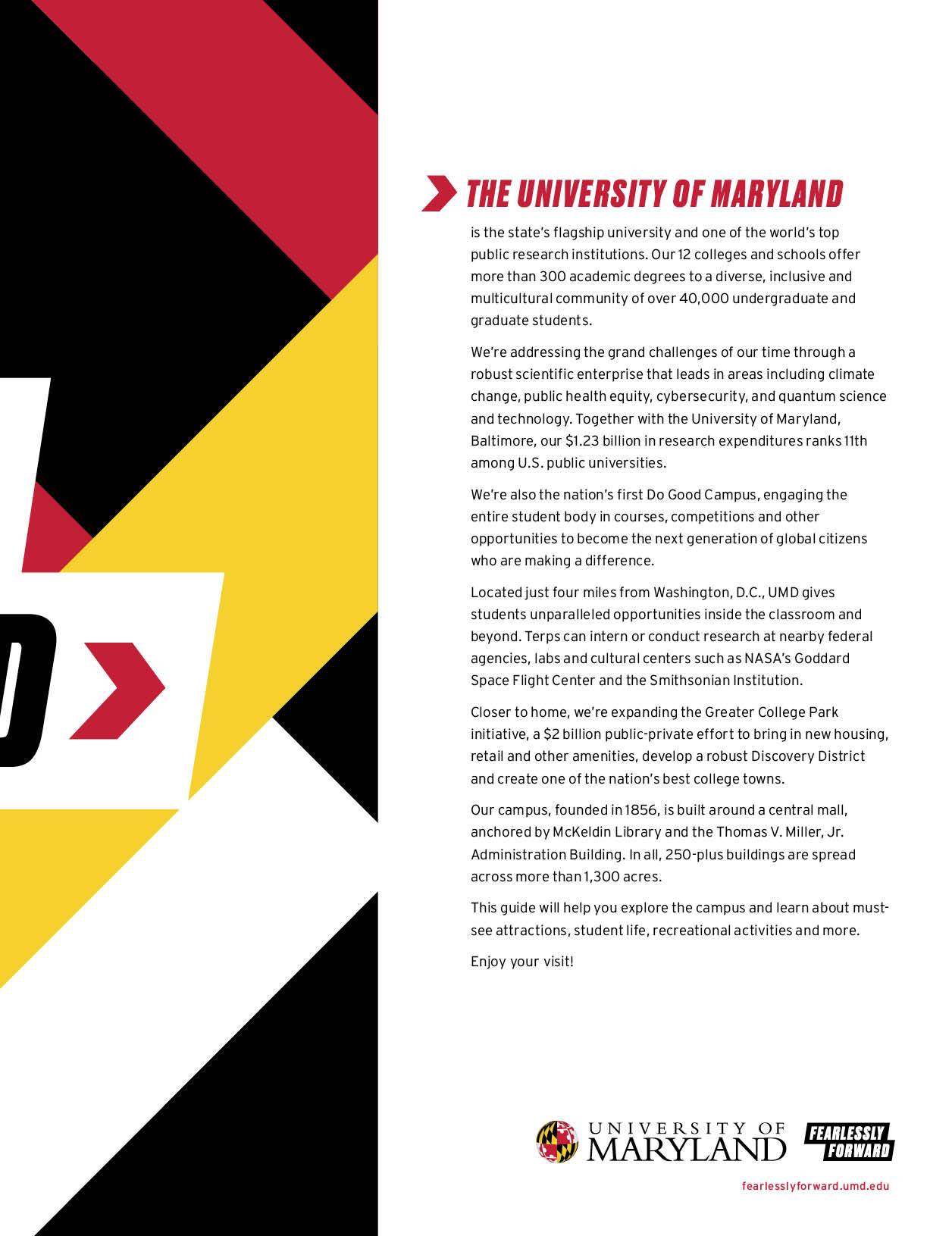 University Of Maryland Visitor Guide 2024   Item 71460 