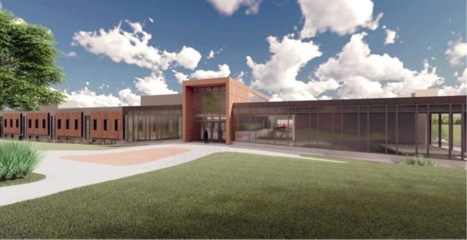 Sill Hall architectural rendering.