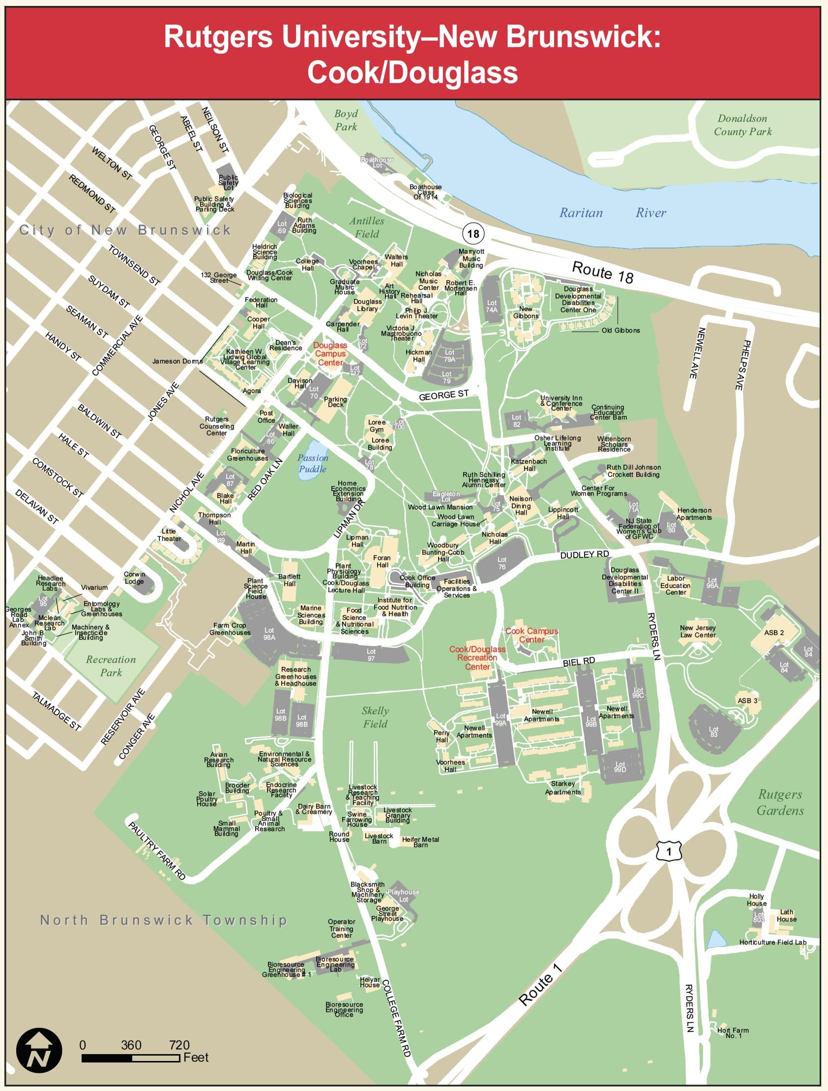 Cook/Douglass Campus Map