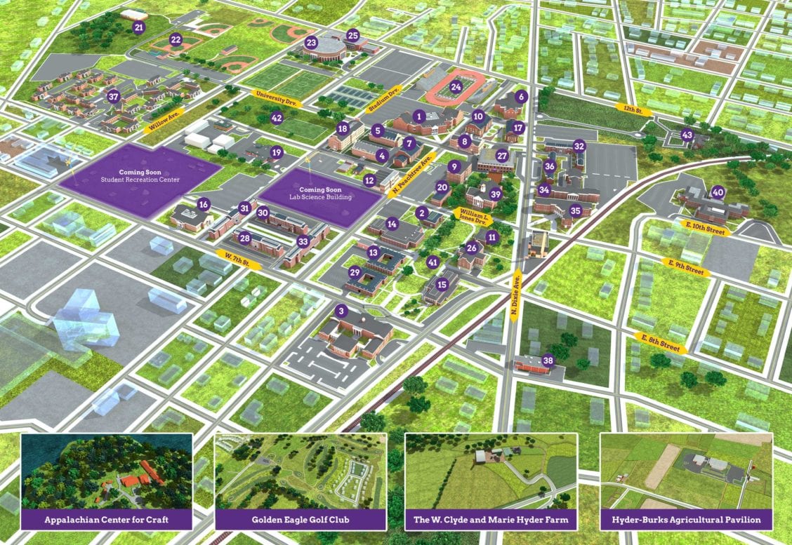 Tn Tech Campus Map - Allina Madeline