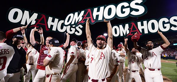 Baseball Team Celebrating