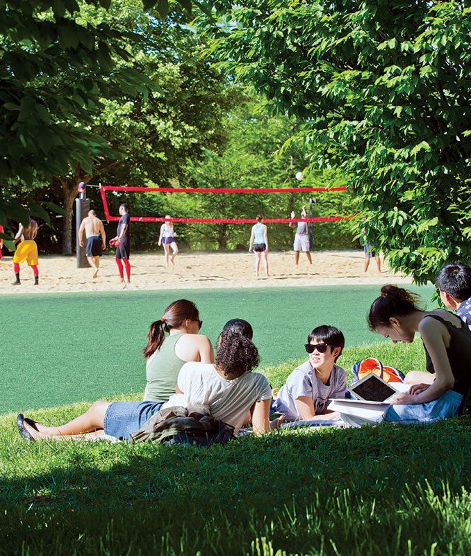 Students Outdoors