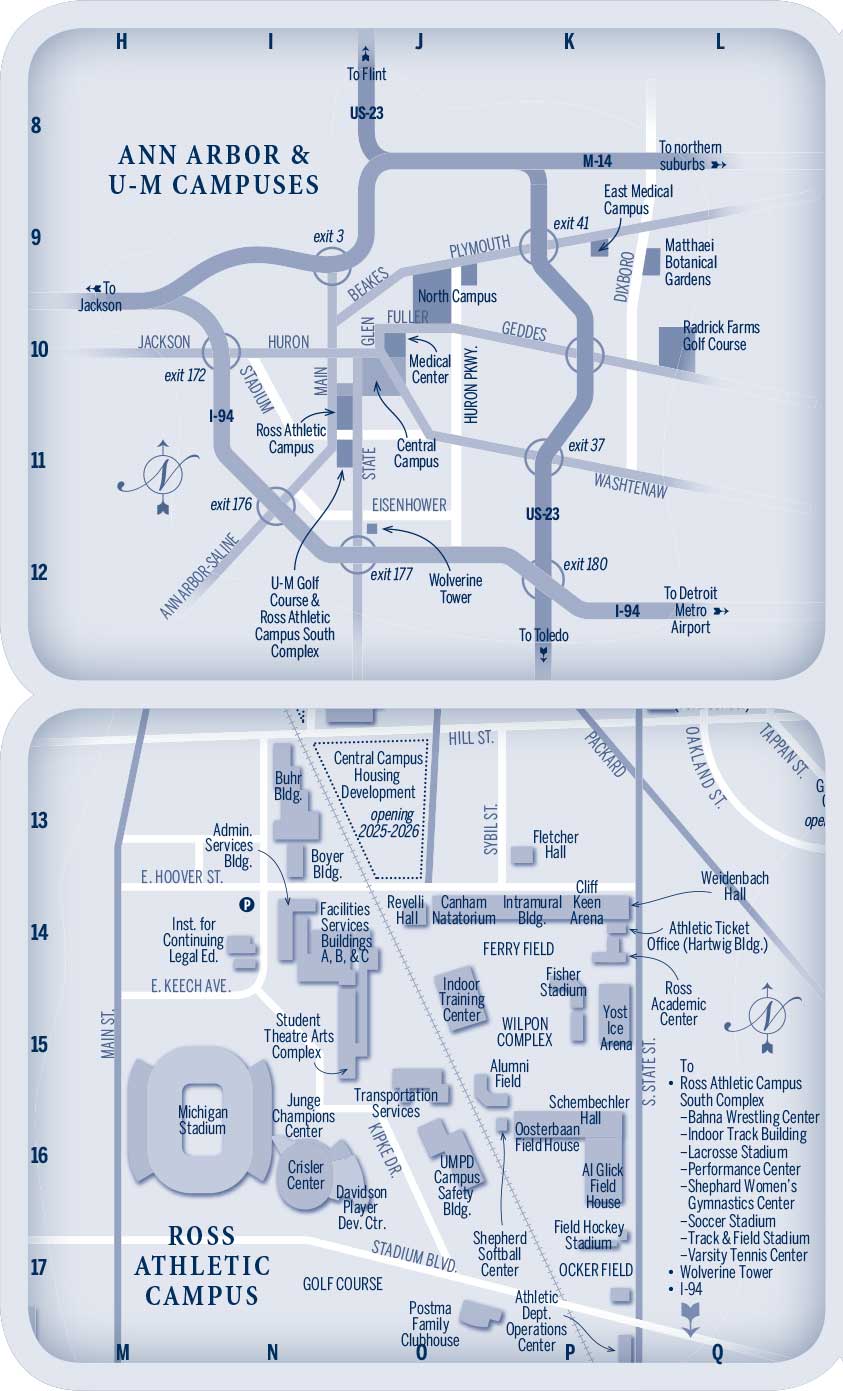 Central Campus Map