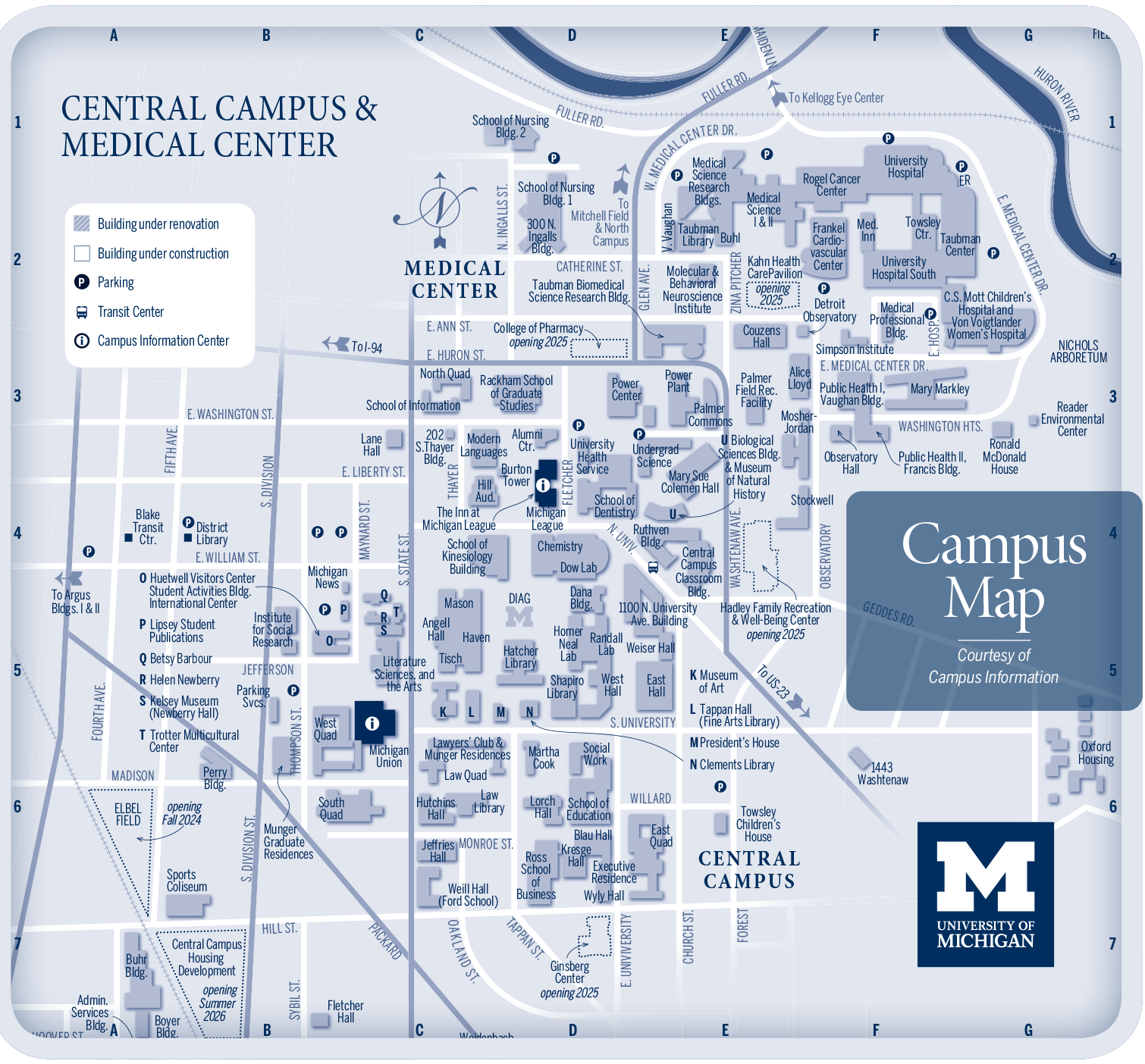 Central Campus Map