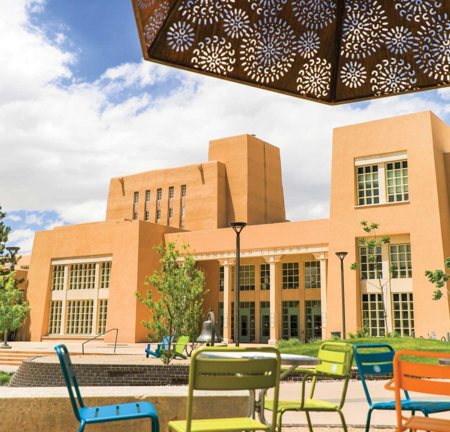 Chairs in courtyard