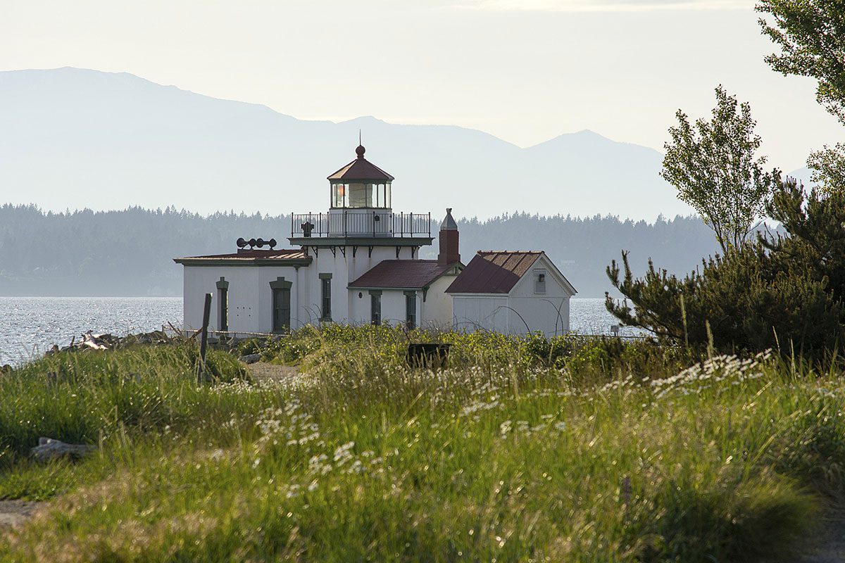 Seattle’s biggest landscape, Discovery Park, is known for its iconic West Point Lighthouse and beautiful views of the Puget Sound.